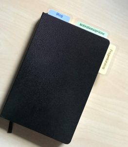 DIY Notizbuch mit Register